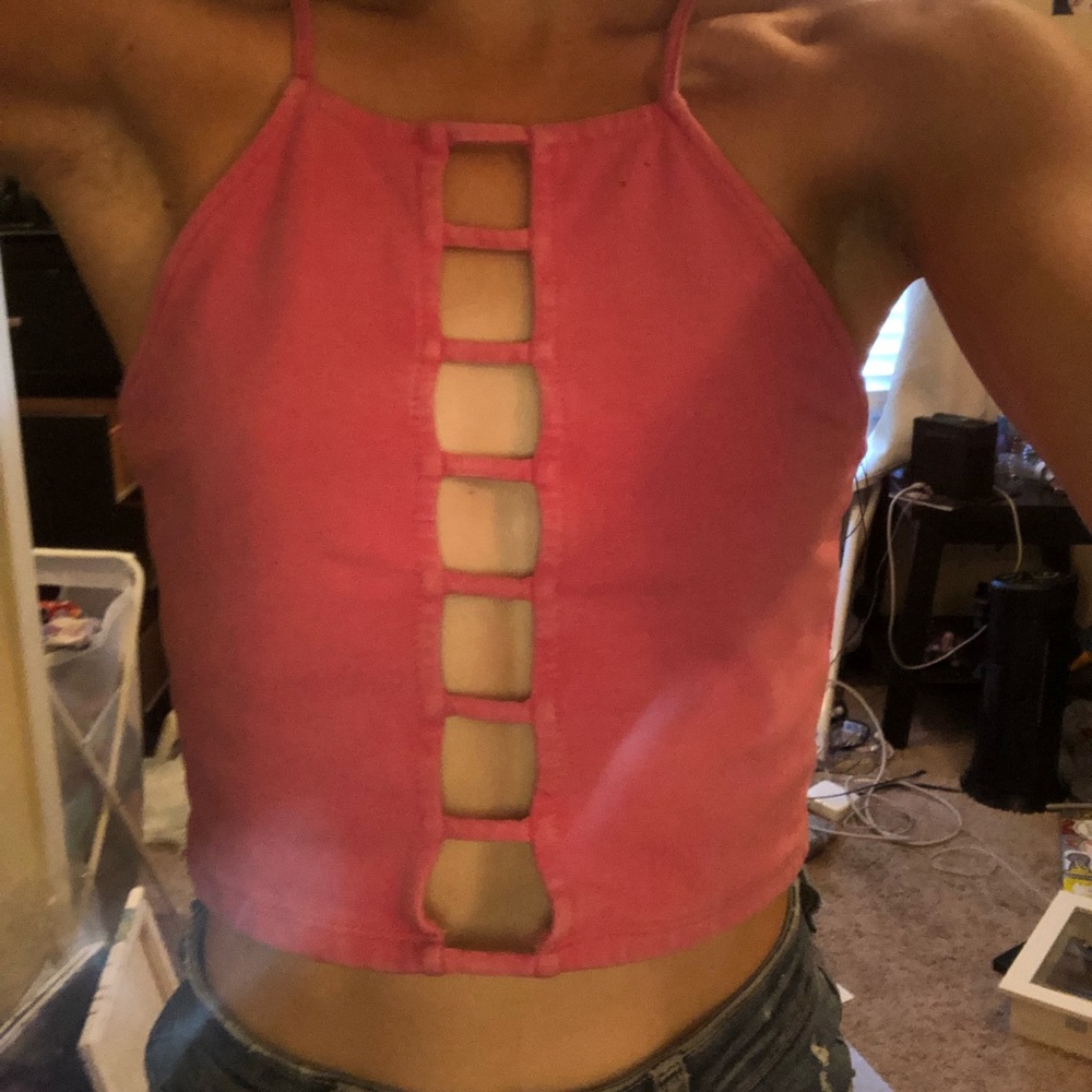 Forever 21 Pink Crop Top